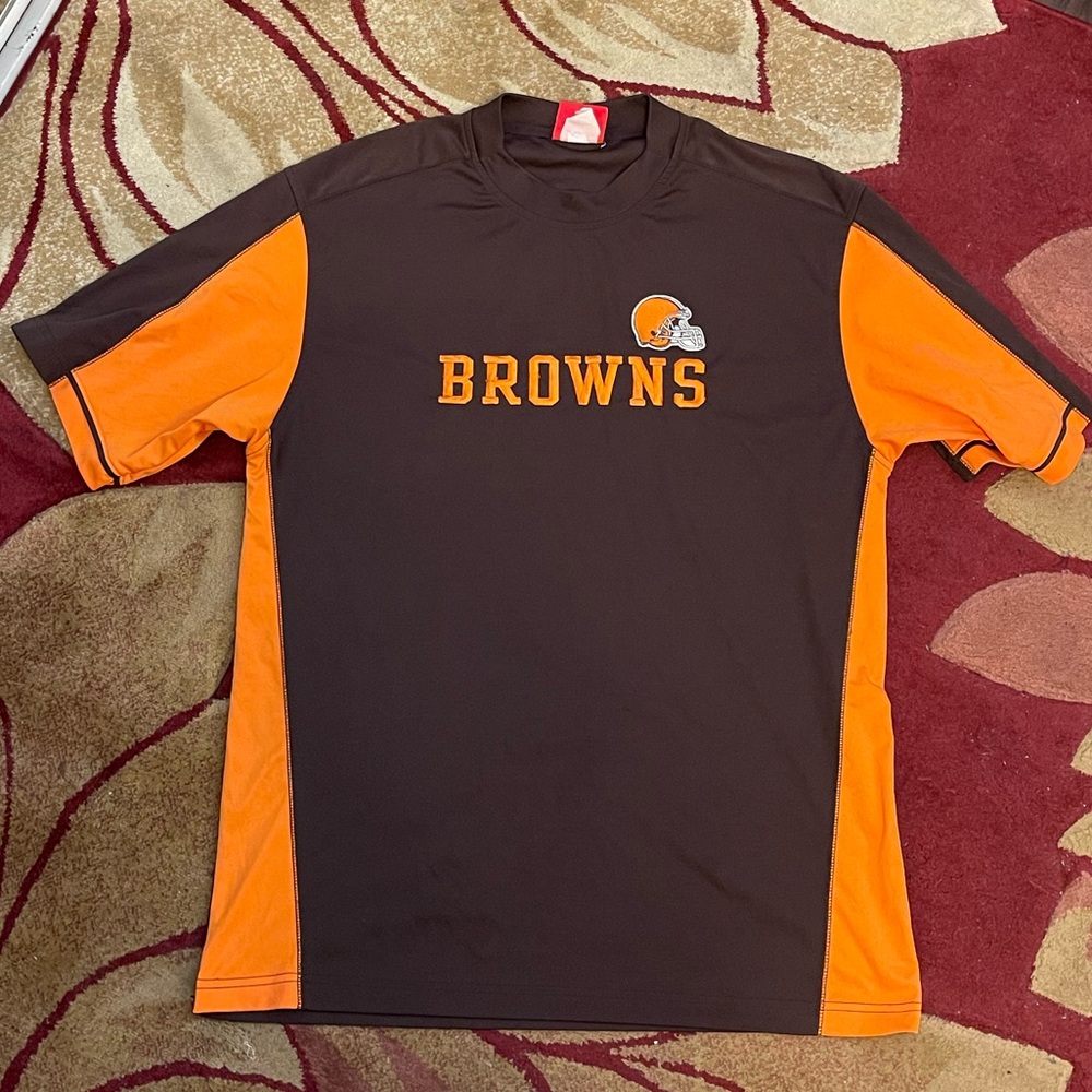 Cleveland Browns Brown and Orange T-Shirt